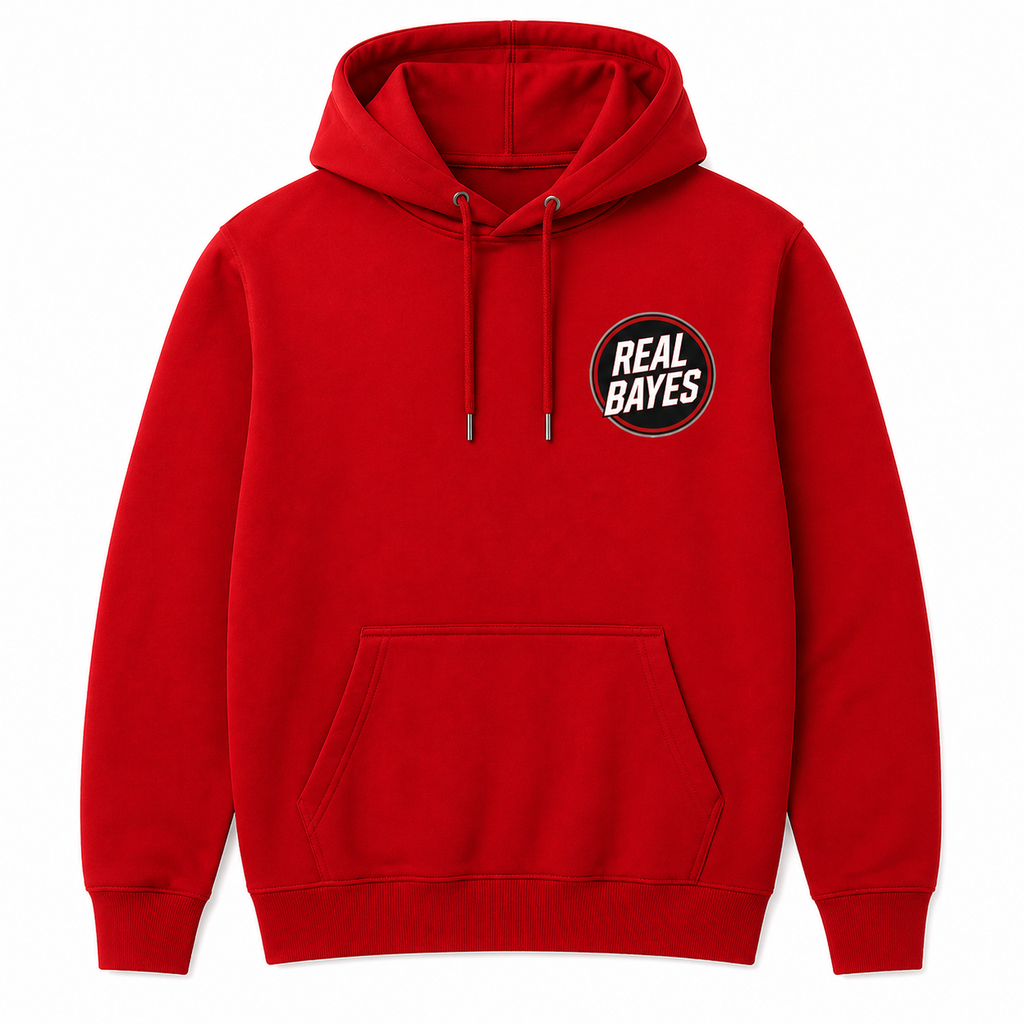 RealBayes - Bayes is Based Hoodie - Red